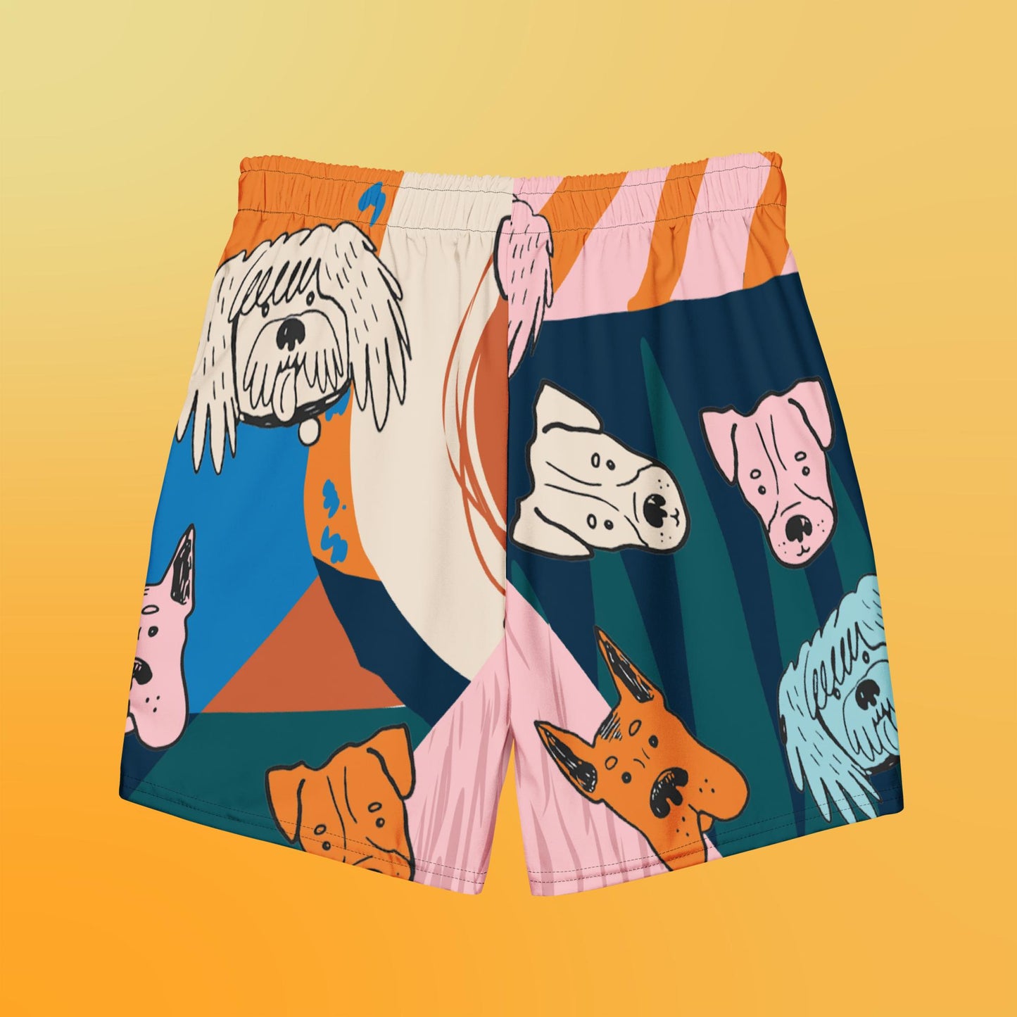 Pink Sunset swim short