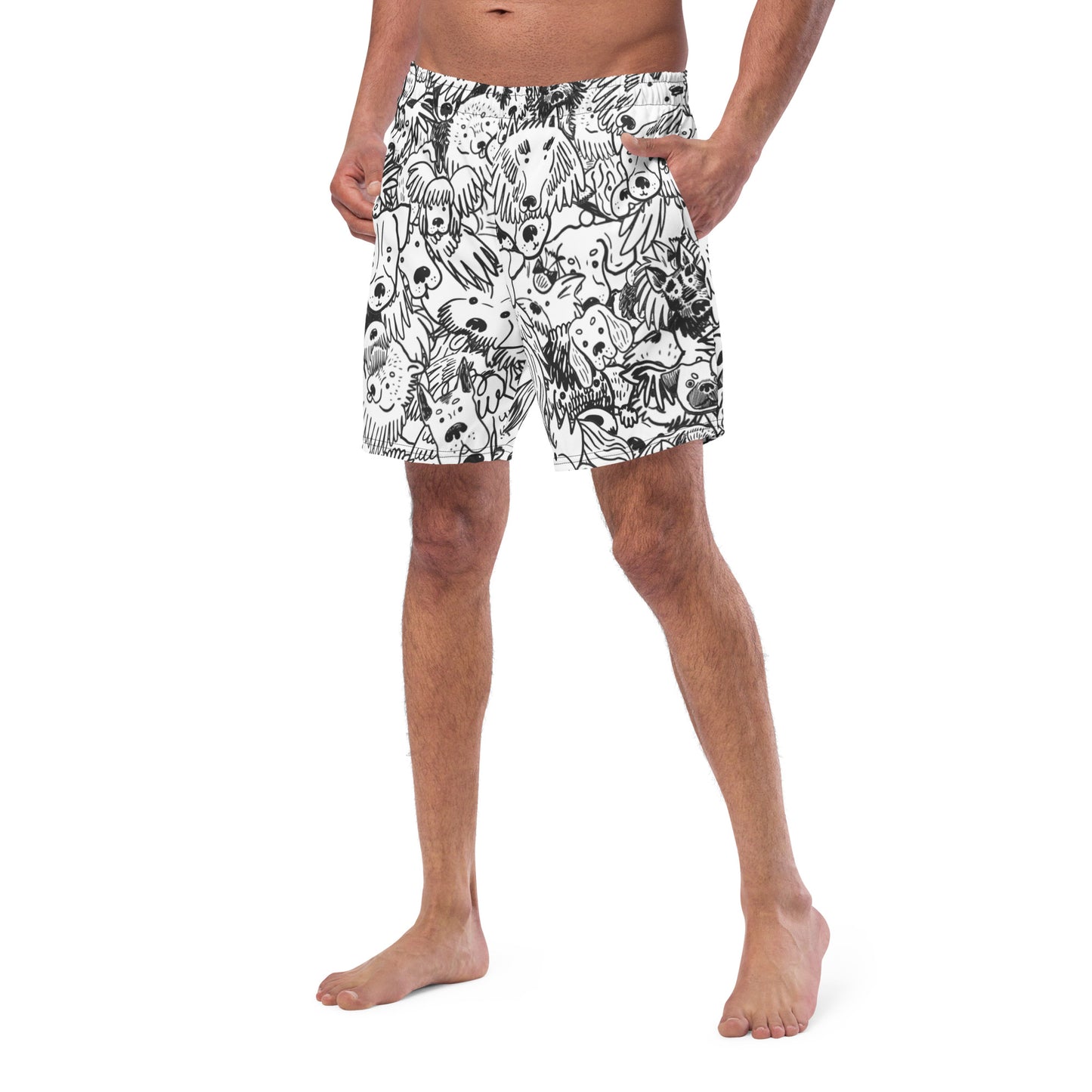 Salty Doggos swim short