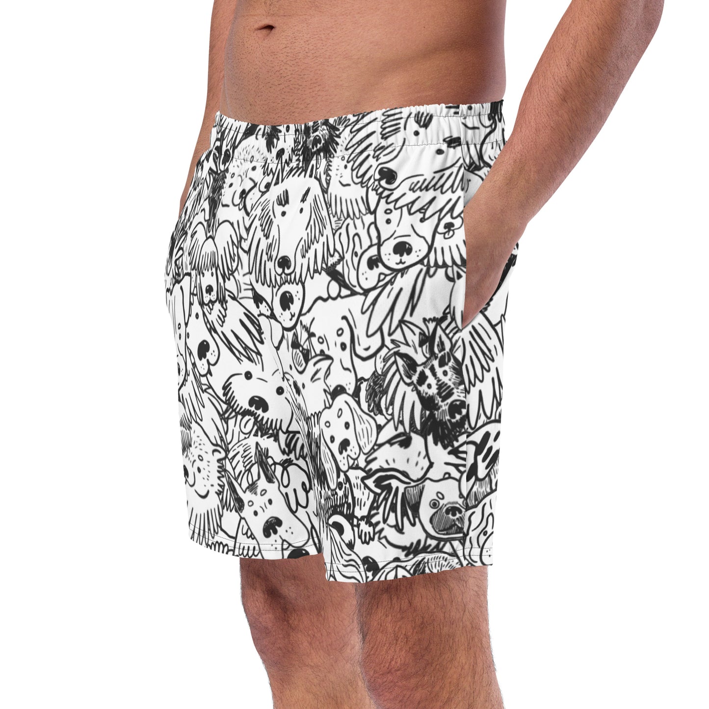 Salty Doggos swim short