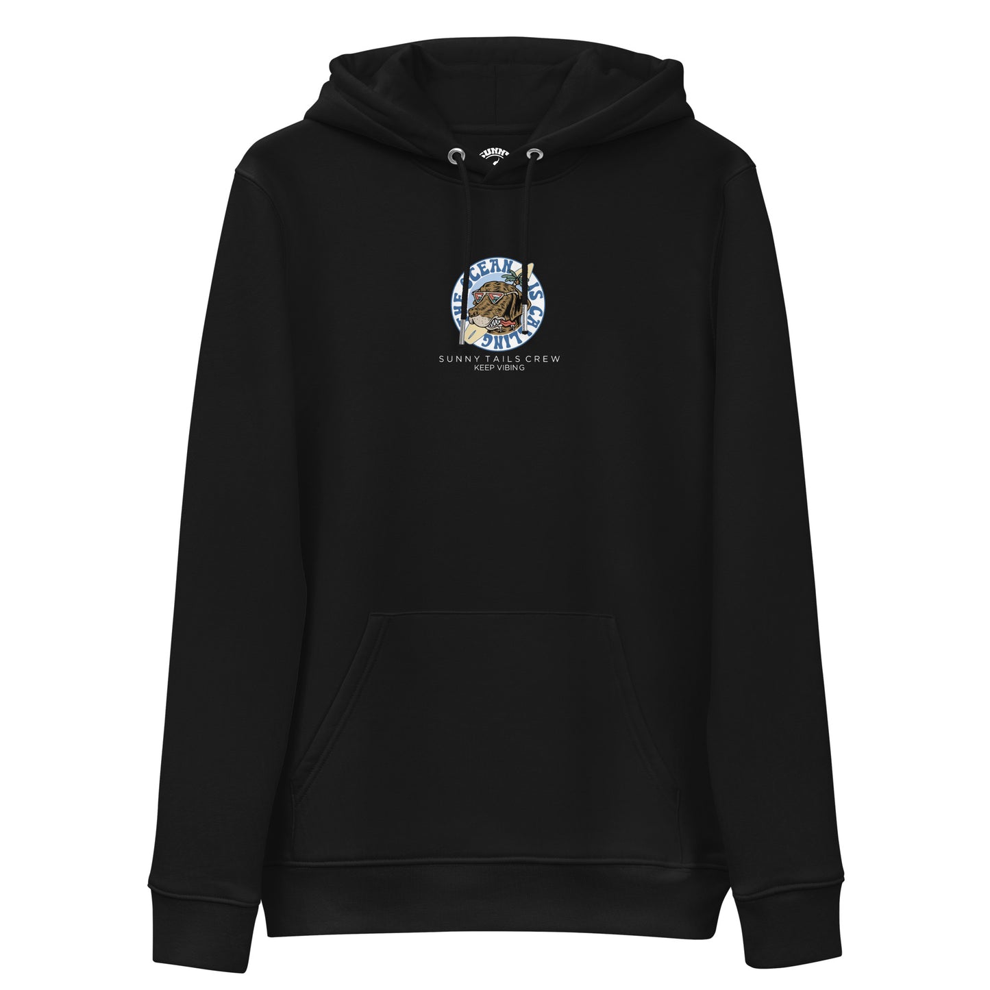 The Ocean is Calling ECO black Hoodie