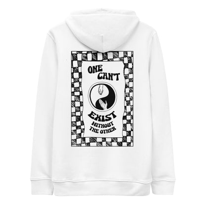 Yin Yang dog ECO hoodie