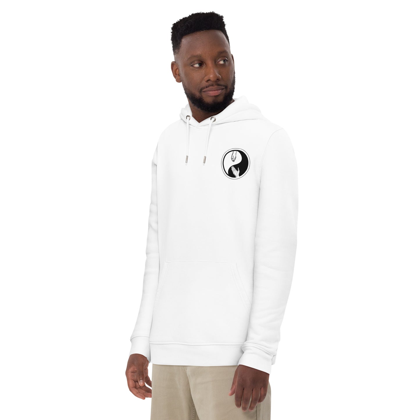 Yin Yang dog ECO hoodie