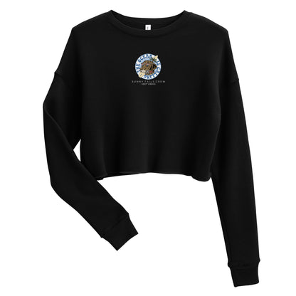 The Ocean is Calling Crop Sweater