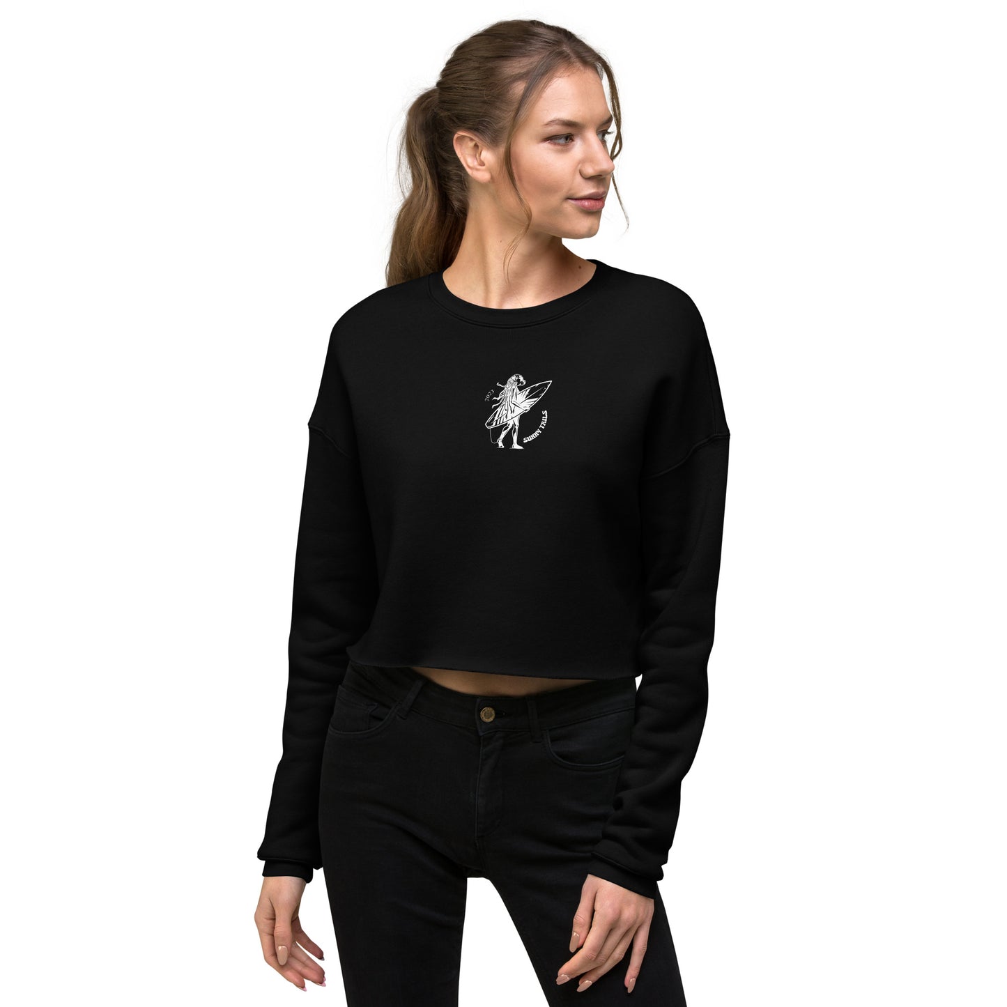 Take a Run with the Dog Crop Sweater