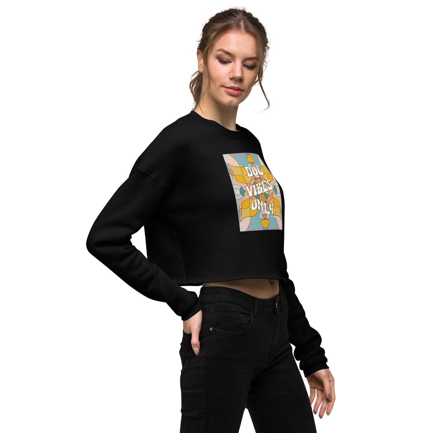 Dog Vibes Only Crop Sweater