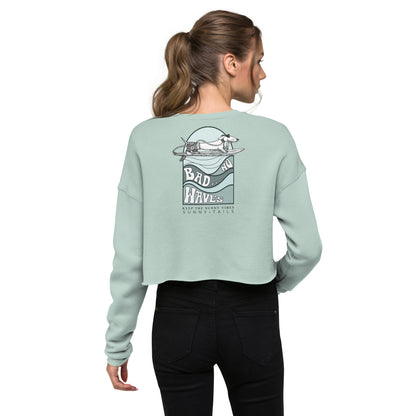 No Bad Waves Crop Sweater