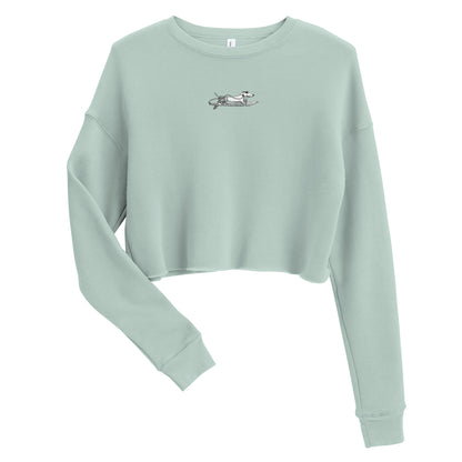 No Bad Waves Crop Sweater